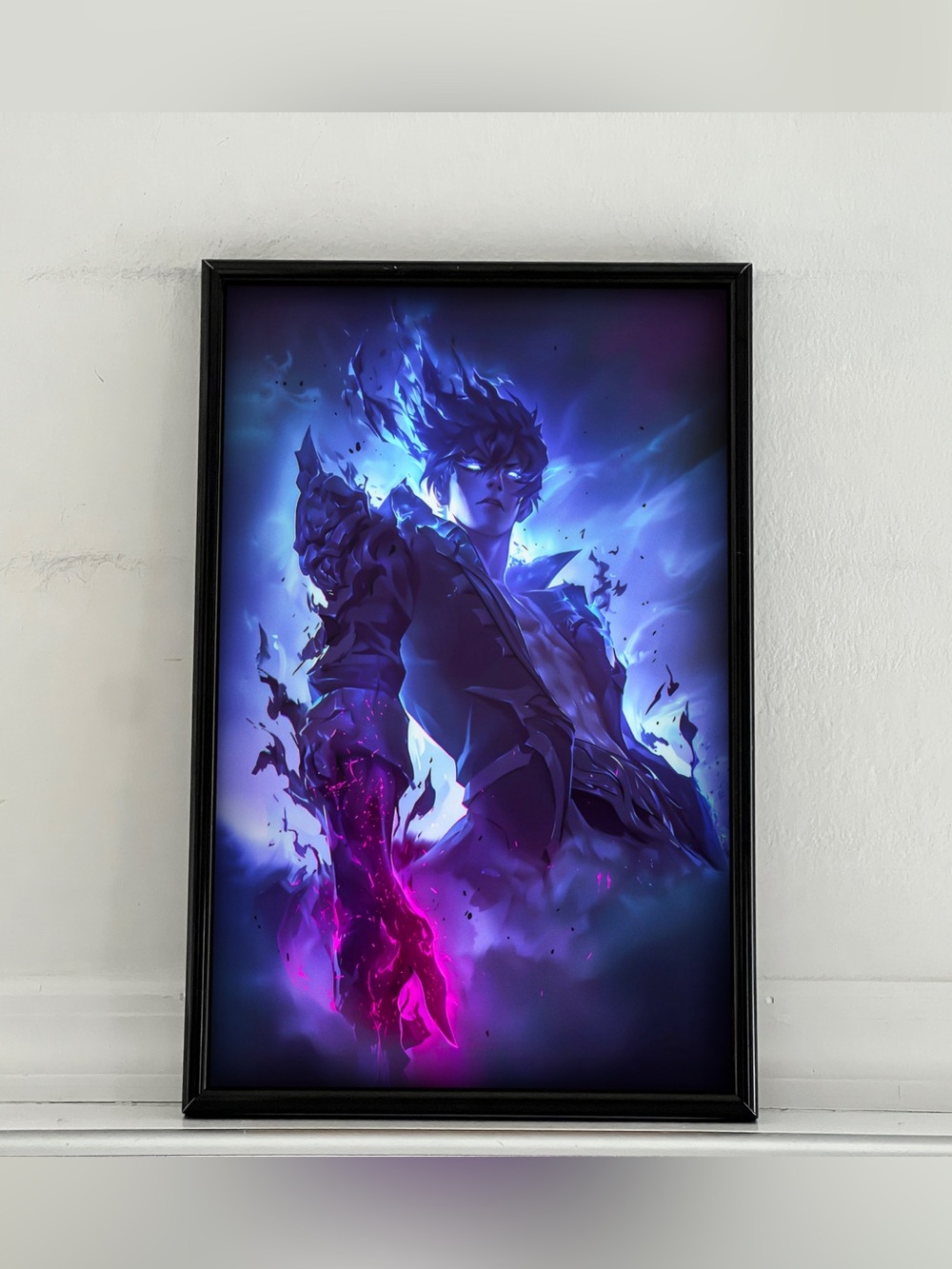 Solo Leveling Sun Jinwoo Anime Poster